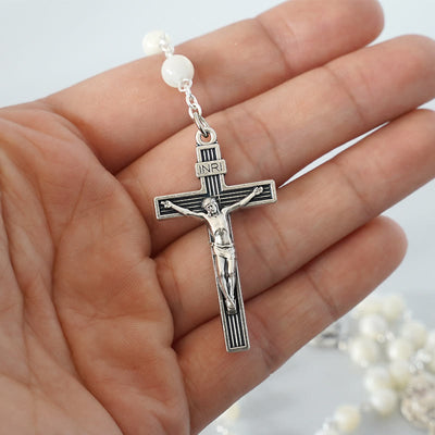 Christianartworkshop The Four Temples Of Christ Mother-of-Pearl Rosary