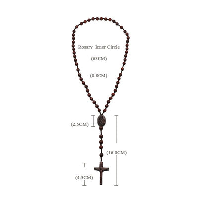 Christianartworkshop Olive Wood Beads Crucifix Prayer Rosary