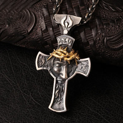 Christianartworkshop Jesus Cross Jewelry Necklace