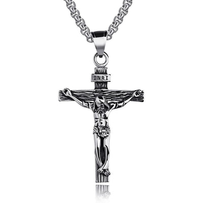 Christianartworkshop Jewelry Crucifix Pendant Charm Necklace