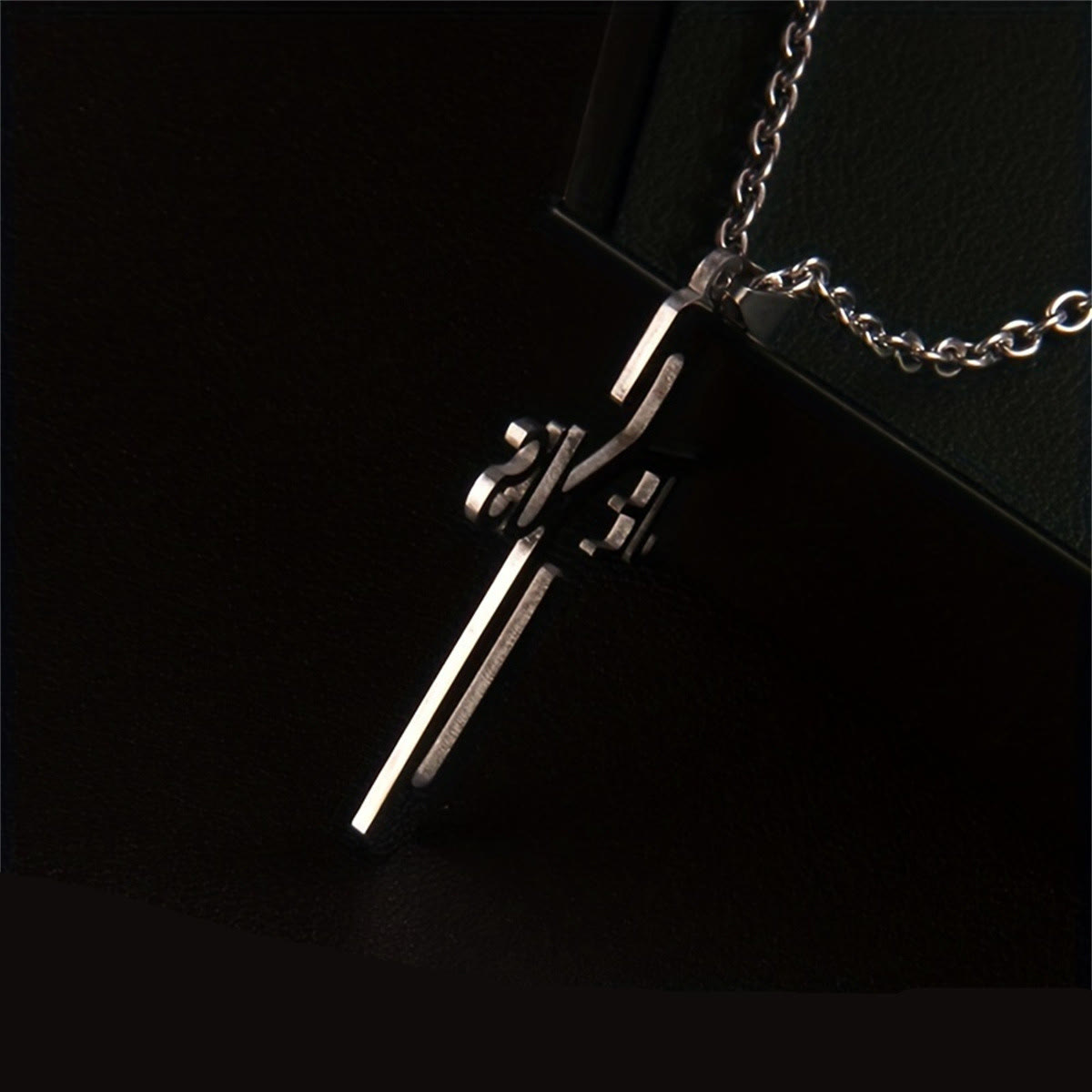Christianartworkshop Jesus Christ Cross Chain Stainless Steel Necklace