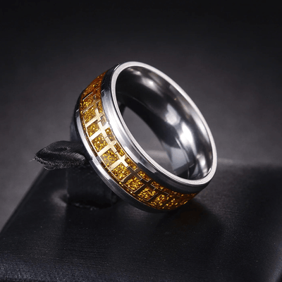 Christianartworkshop Shinny Jesus Cross Ring Religious Band Jewelry