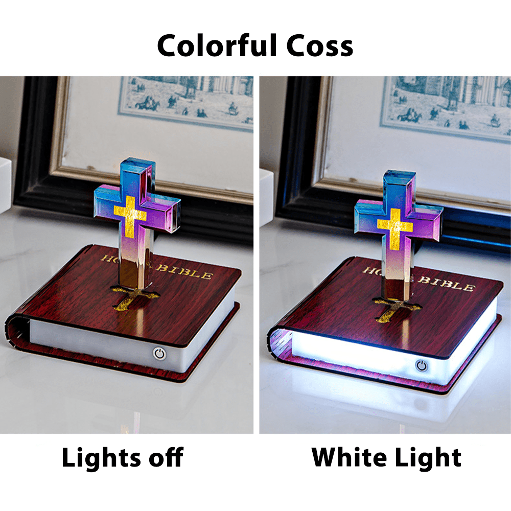 Christianartworkshop Book-base Magnetic Levitation Cross Ornament