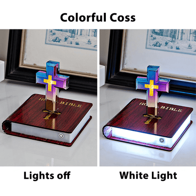 Christianartworkshop Book-base Magnetic Levitation Cross Ornament