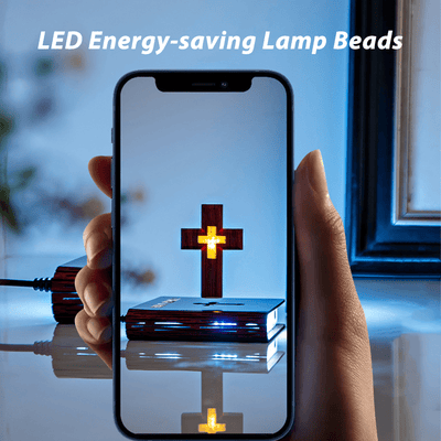 Christianartworkshop Book-base Magnetic Levitation Cross Ornament