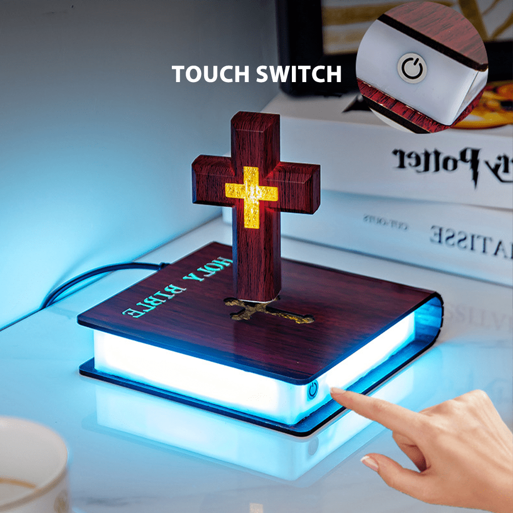 Christianartworkshop Book-base Magnetic Levitation Cross Ornament