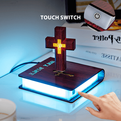 Christianartworkshop Book-base Magnetic Levitation Cross Ornament