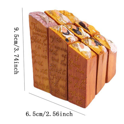 Christianartworkshop 9 Pcs Heaven Nativity Pillar Statues Set