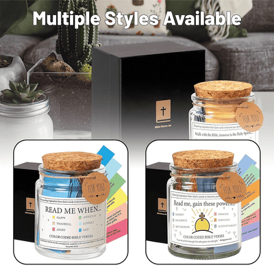 Christian Art Bible Verses in a Jar for Spiritual Feelings