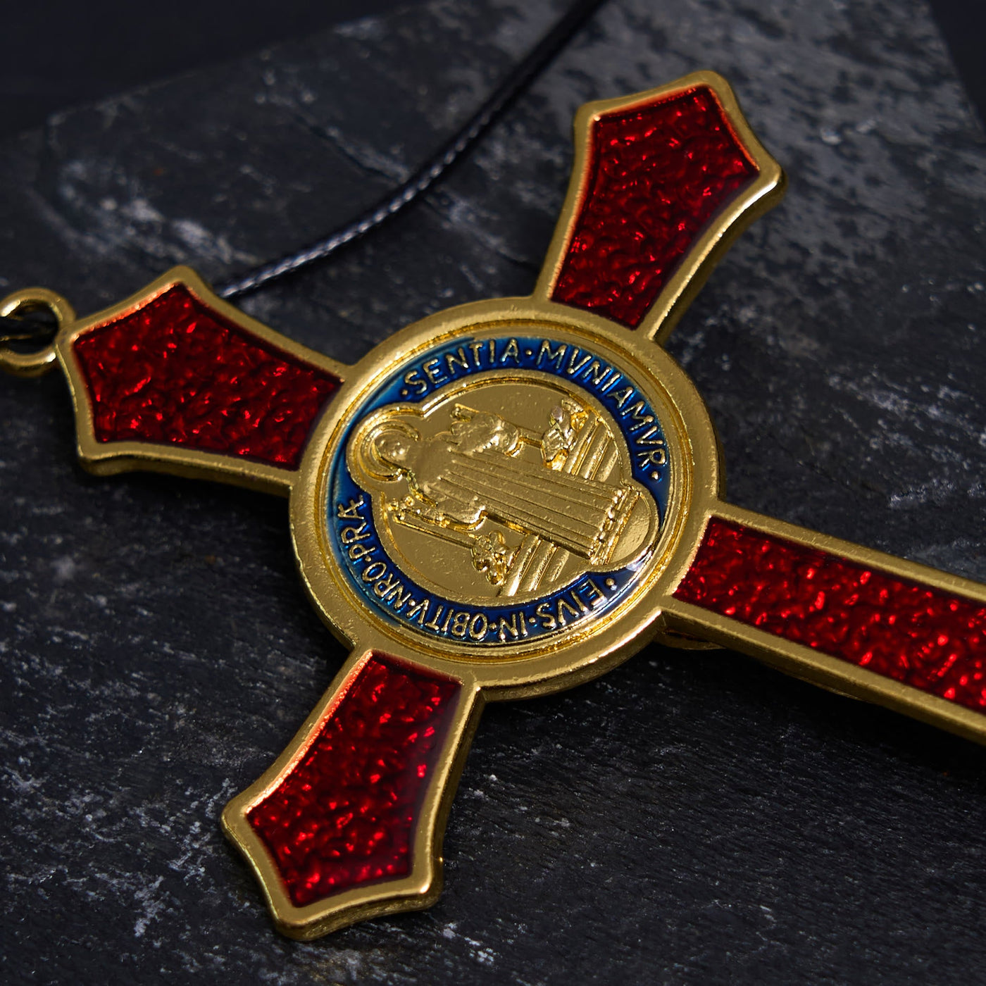 FREE Today: Classic Style Red/Blue Crafted Crucifix Big Size Pendant Necklace(5 color)