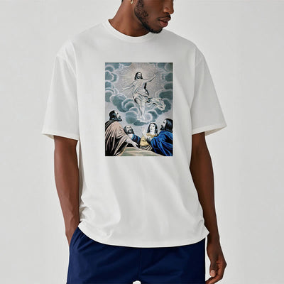 Christianartworkshop Classic Style The Ascension Short Sleeve T-shirt