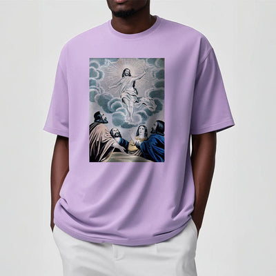Christianartworkshop Classic Style The Ascension Short Sleeve T-shirt