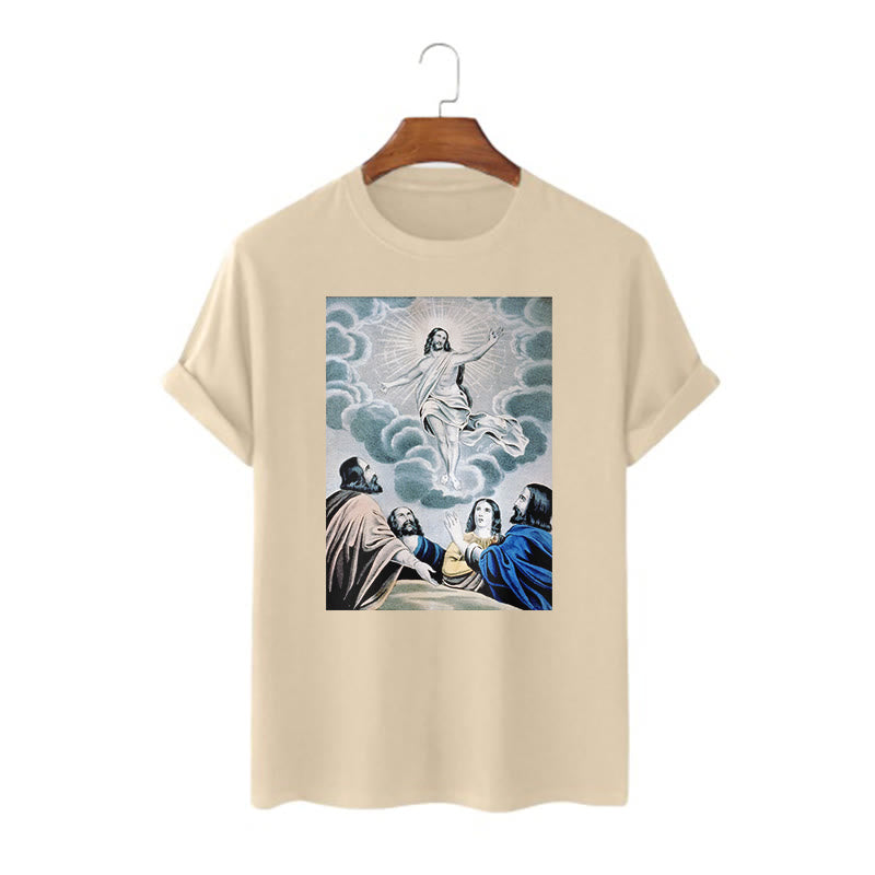 Christianartworkshop Classic Style The Ascension Short Sleeve T-shirt