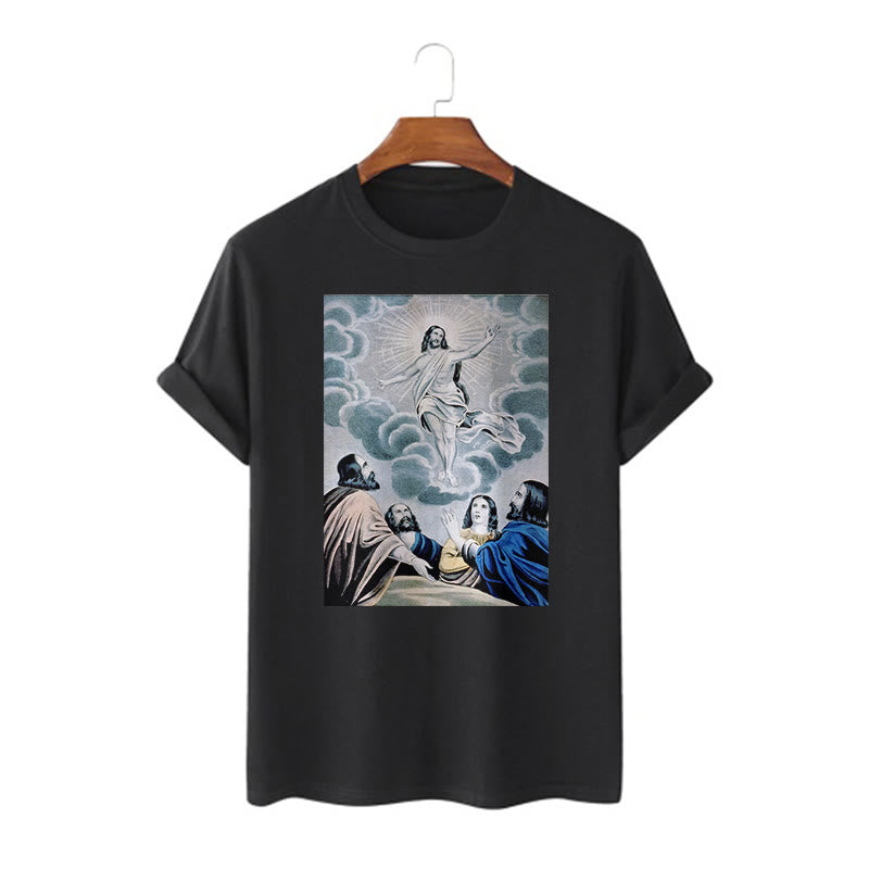 Christianartworkshop Classic Style The Ascension Short Sleeve T-shirt