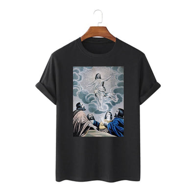 Christianartworkshop Classic Style The Ascension Short Sleeve T-shirt