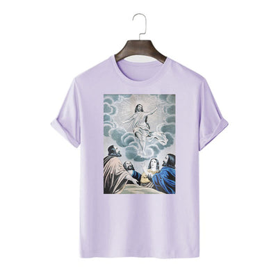 Christianartworkshop Classic Style The Ascension Short Sleeve T-shirt