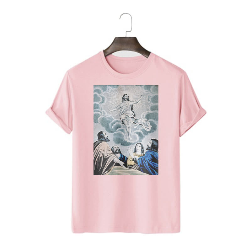 Christianartworkshop Classic Style The Ascension Short Sleeve T-shirt