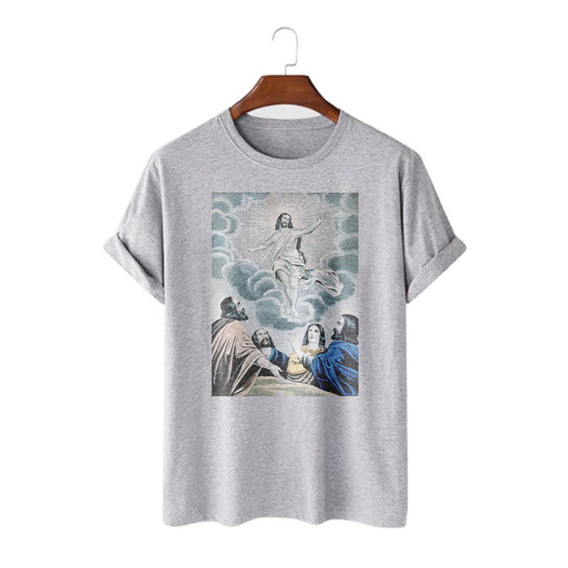 Christianartworkshop Classic Style The Ascension Short Sleeve T-shirt