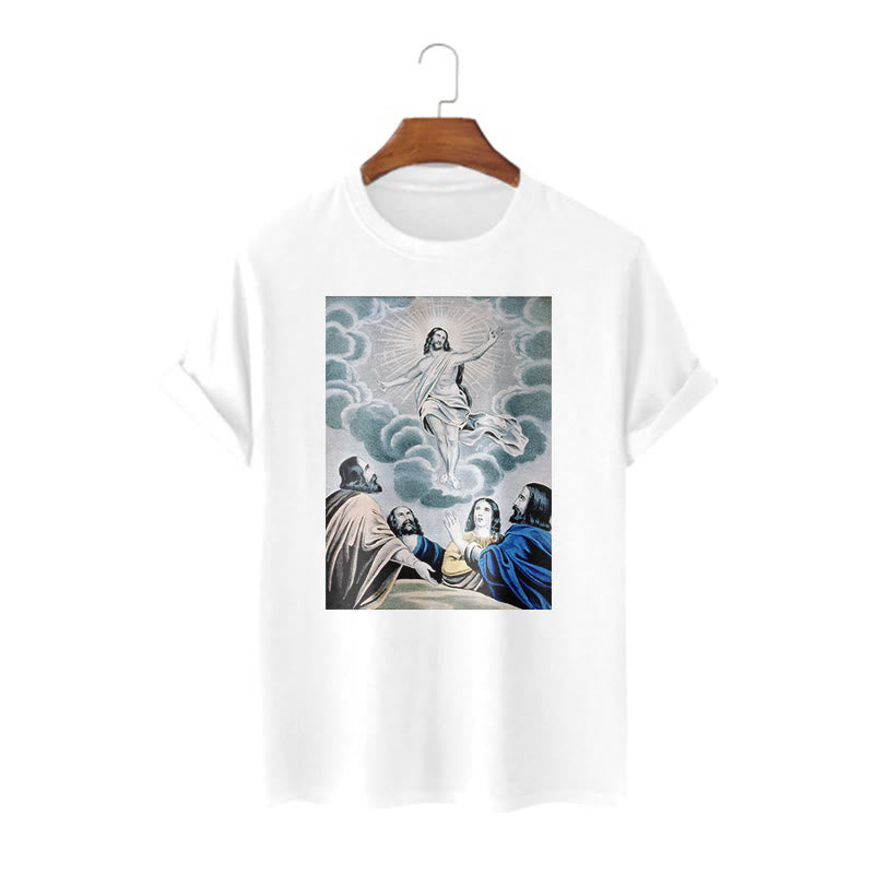 Christianartworkshop Classic Style The Ascension Short Sleeve T-shirt