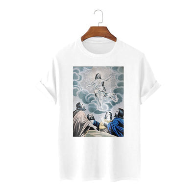 Christianartworkshop Classic Style The Ascension Short Sleeve T-shirt