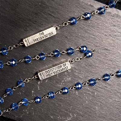 FREE Today: Crucifixion Crystal Rosary