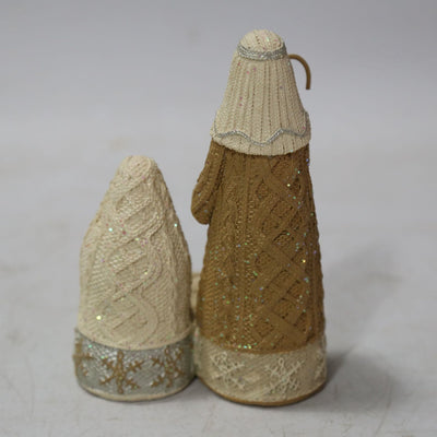 Christianartworkshop Classic Style Resin Knit-Effect Holy Family Figurine Desktop Decorations Ornament