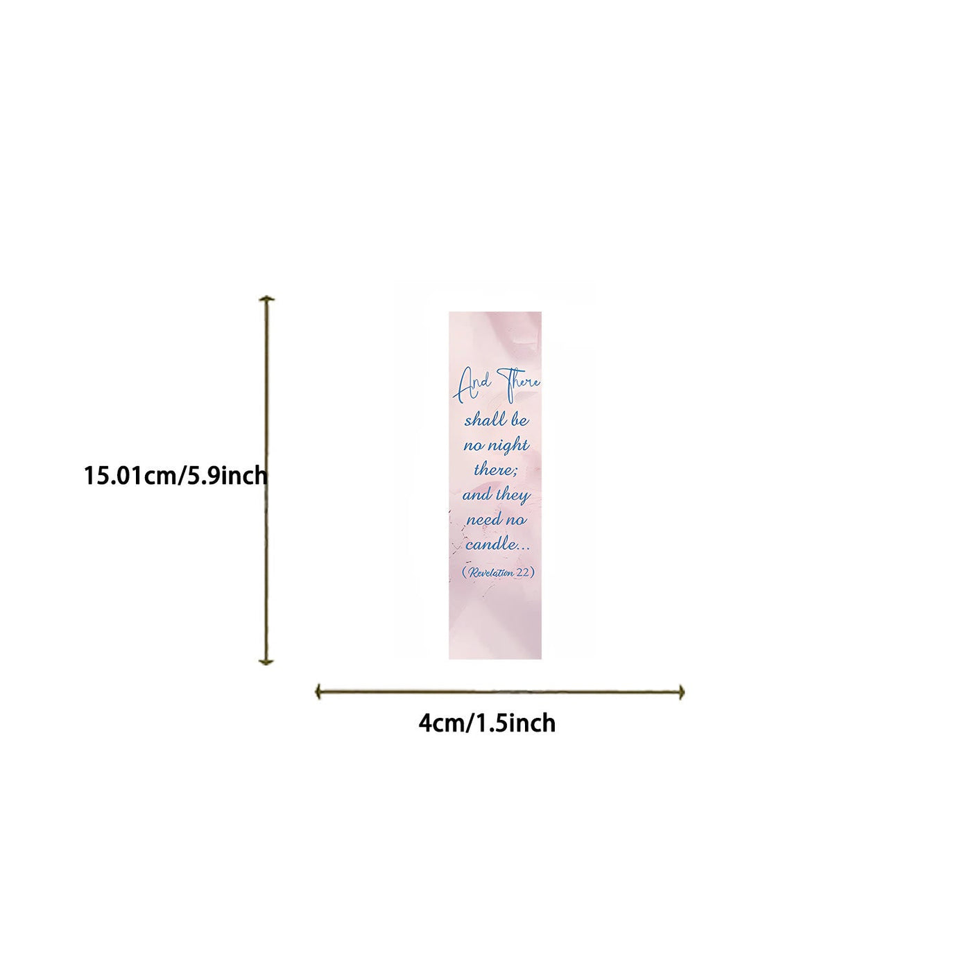 Christianartworkshop 30pcs/set Watercolor Bible Verse Inspiring Quotes Bookmark