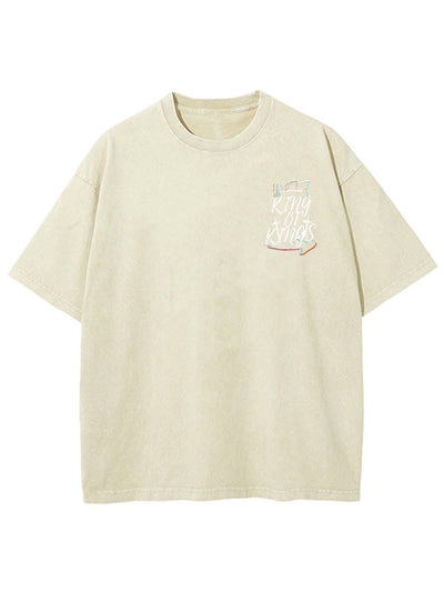 Christianartworkshop King Of Kings Unisex Washed T-shirt