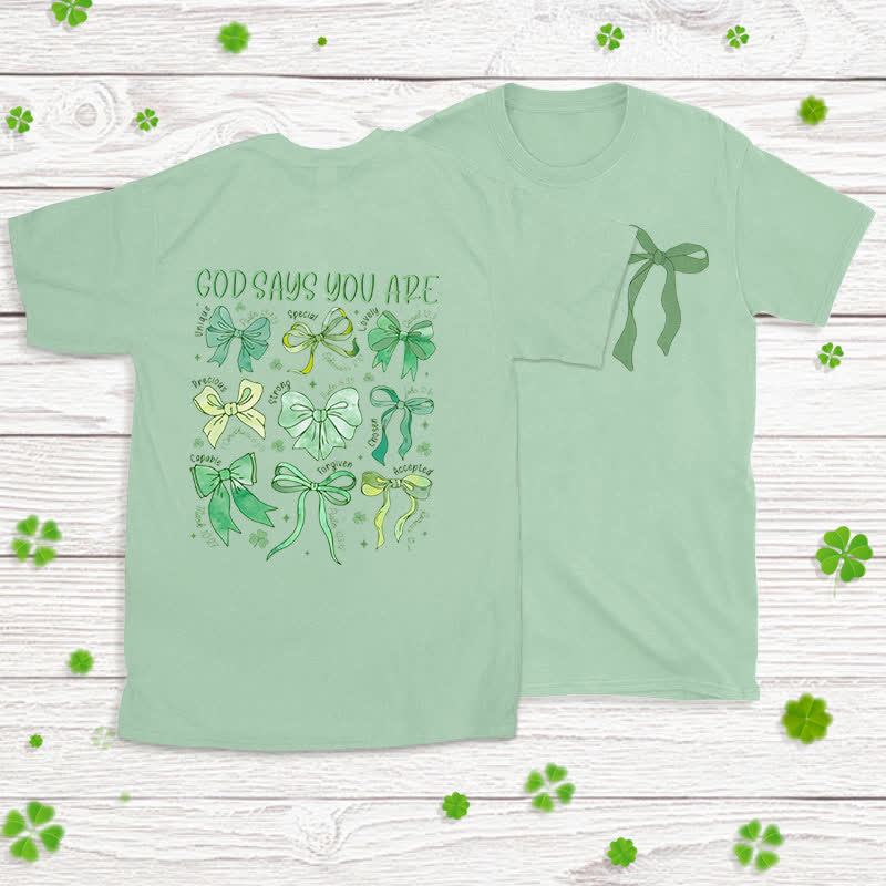 Christianartworkshop Threads of Faith Symbols of Blessing Faith-Inspired T-Shirt