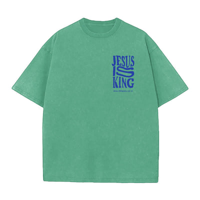 Christianartworkshop Jesus Is King Graphic T-Shirt