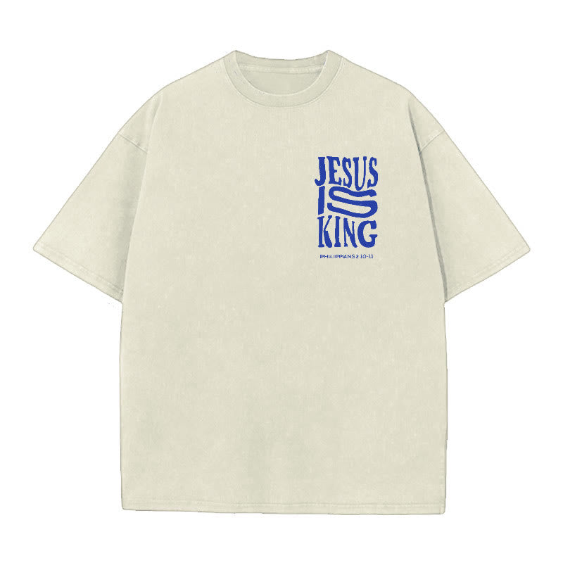 Christianartworkshop Jesus Is King Graphic T-Shirt