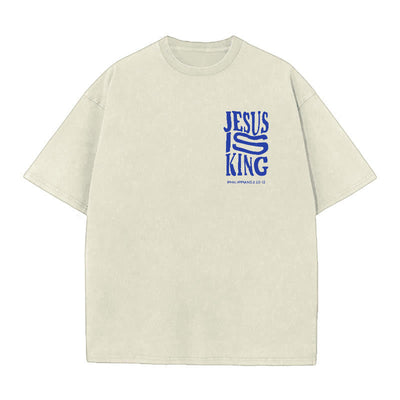 Christianartworkshop Jesus Is King Graphic T-Shirt