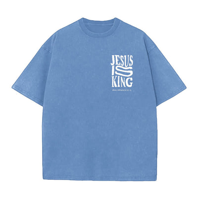 Christianartworkshop Jesus Is King Graphic T-Shirt