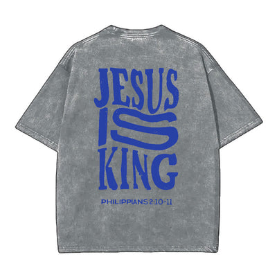 Christianartworkshop Jesus Is King Graphic T-Shirt