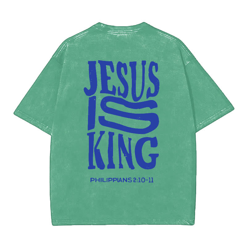 Christianartworkshop Jesus Is King Graphic T-Shirt