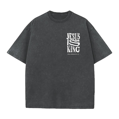 Christianartworkshop Jesus Is King Graphic T-Shirt
