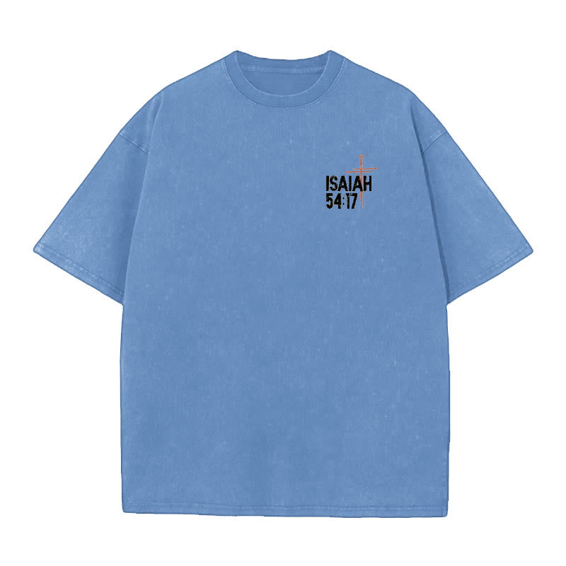 Christianartworkshop No Weapon Formed Against Me T-Shirt