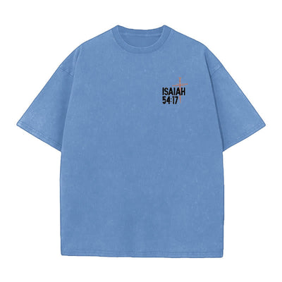 Christianartworkshop No Weapon Formed Against Me T-Shirt