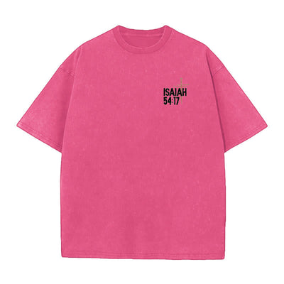 Christianartworkshop No Weapon Formed Against Me T-Shirt