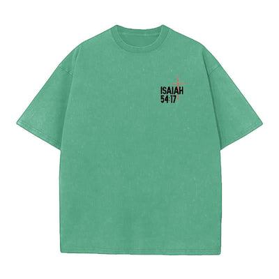 Christianartworkshop No Weapon Formed Against Me T-Shirt