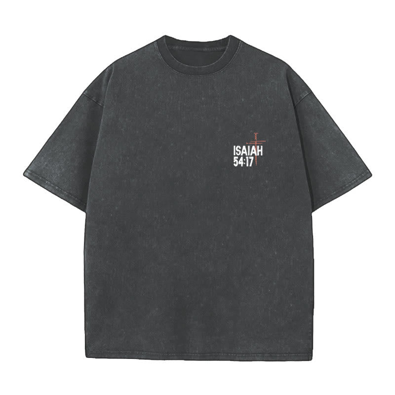 Christianartworkshop No Weapon Formed Against Me T-Shirt