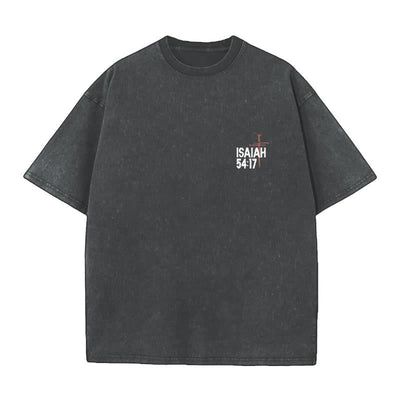 Christianartworkshop No Weapon Formed Against Me T-Shirt