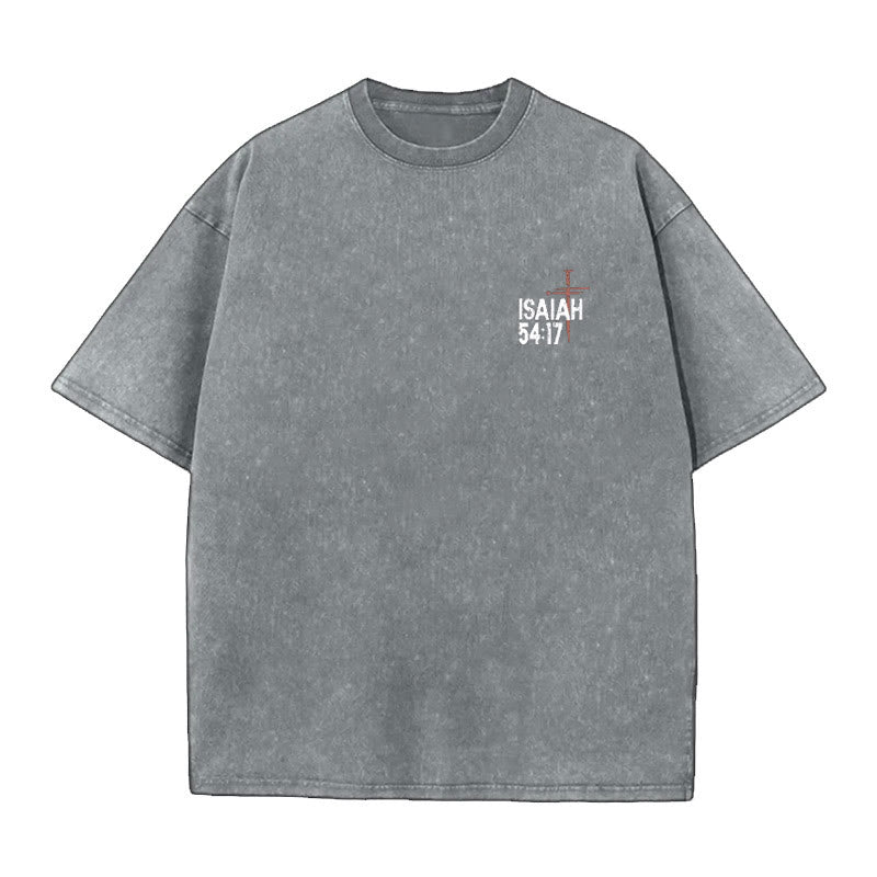 Christianartworkshop No Weapon Formed Against Me T-Shirt