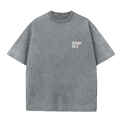 Christianartworkshop No Weapon Formed Against Me T-Shirt