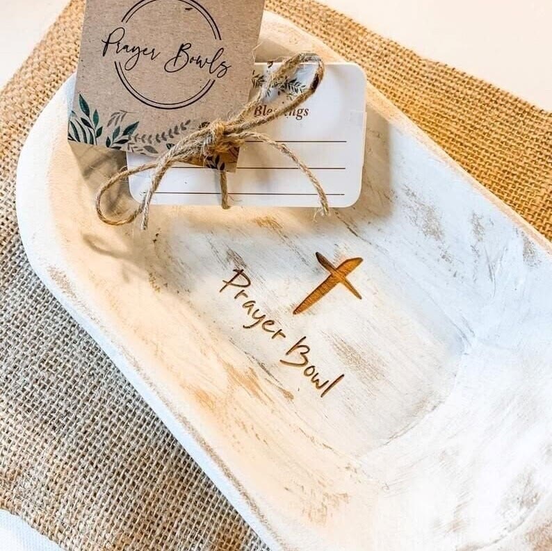 Christianartworkshop Faithful Reflections Prayer Bowl: Hold Your Prayers Close to Heart
