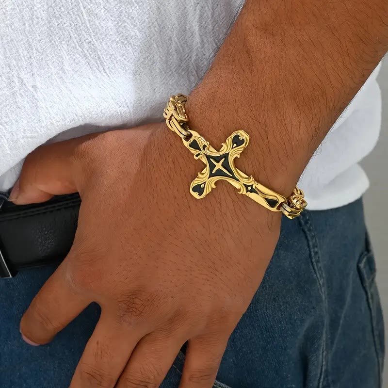 FREE Today: Iron & Faith Men's Bracelet: Strength and Redemption in Every Link