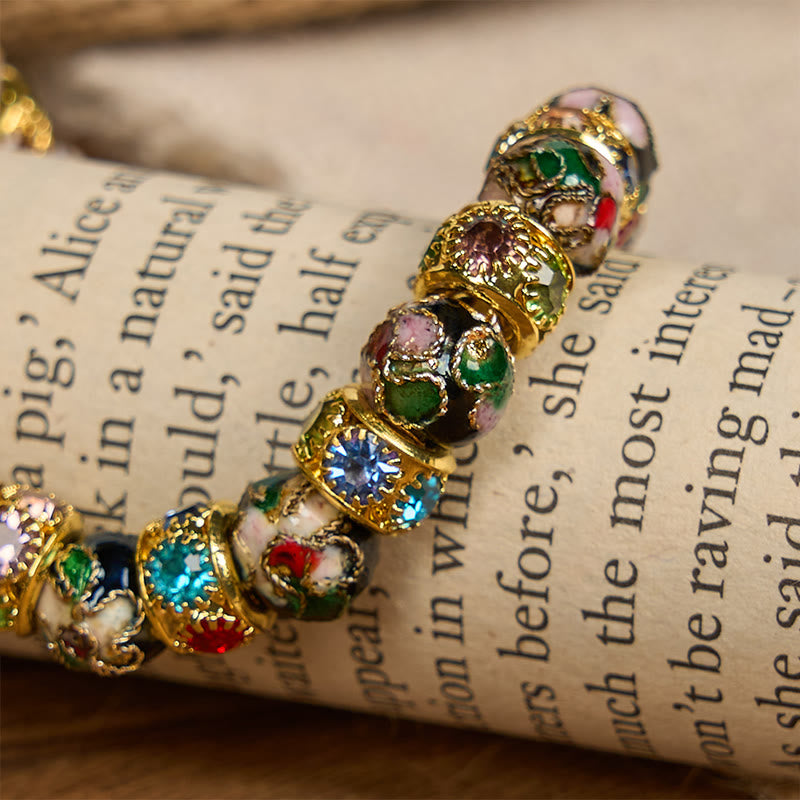 FREE Today: Handcrafted Cloisonné Beads Timeless Faith Bracelet: A Testament of Christ's Presence