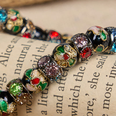 FREE Today: Handcrafted Cloisonné Beads Timeless Faith Bracelet: A Testament of Christ's Presence