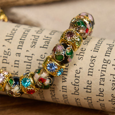 Christianartworkshop Handcrafted Cloisonné Beads Timeless Faith Bracelet: A Testament of Christ's Presence