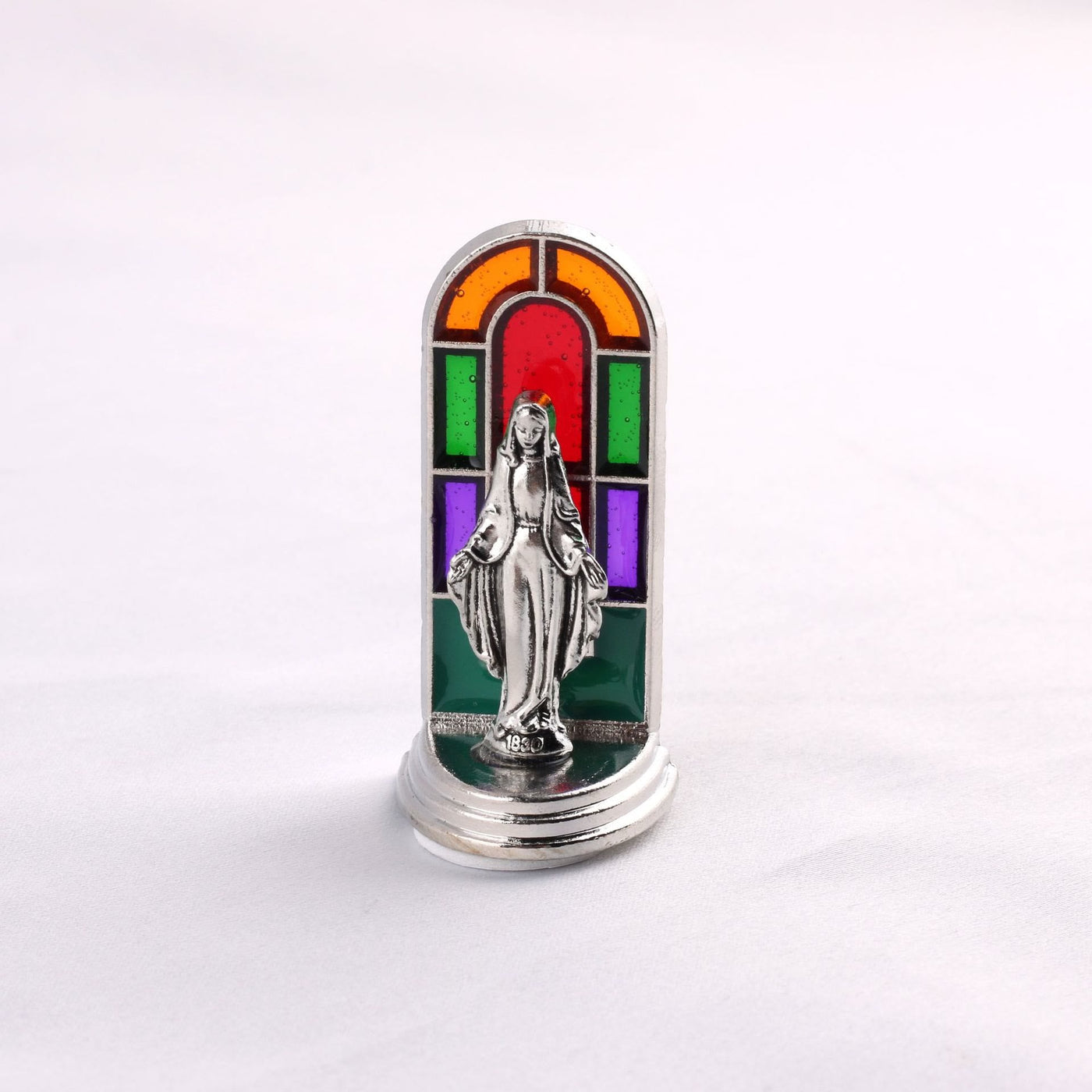 FREE Today: 6pcs/set Church Stained Glass Style Saint Icon Divine Grace Statue Dekstop Ornament